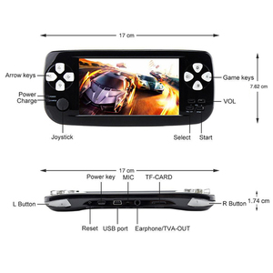 4.3 Inch 64 Bit Xây Dựng Trong 11000 Trò Chơi <span class=keywords><strong>PAP</strong></span> K3 Cầm Tay Trò Chơi Máy Nghe Nhạc HD Xách Tay <span class=keywords><strong>PAP</strong></span>-KIII Giao Diện Điều Khiển - Product Image 5
