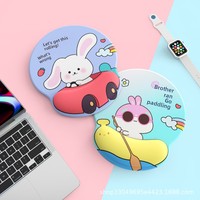Support de poignet en silicone pour souris et clavier, avec sangle de maintien, motif dessin animé, cadeau mignon, vente en gros