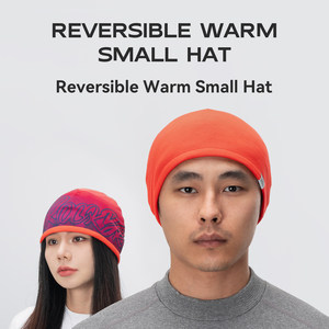 ROCKBROS autunno/inverno berretto termico reversibile da ciclismo Unisex cappuccio in pile antivento con paraorecchie per Outdoor - Product Image 2