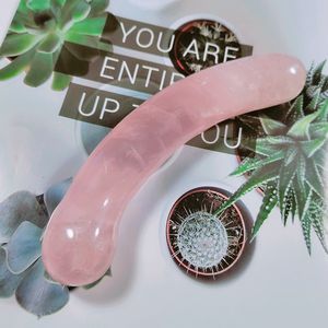 Enorme Dildo in Quarzo Artificiale Trasparente, Pene Curvo in Cristallo Intagliato a Mano per Donne, Giocattolo Sexy per la Guarigione - Product Image 4