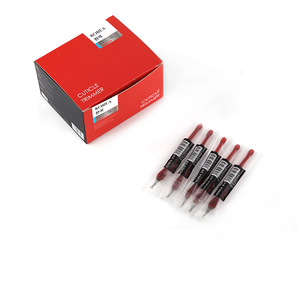 Pousse-cuticules en forme de V profond, double tête, en plastique et acier inoxydable, outil de manucure pour usage domestique - Product Image 5