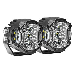 Luces Auxiliares Antiniebla Laterales de 3'' y 50W para Conducción, 4x4, Parachoques, Pickup, 4WD, SUV, Luces de Trabajo LED con DRL, 2025 - Product Image 2