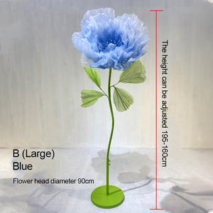 Artificial Standing Giant <strong>Flower</strong> Silk Peony <strong>Big</strong> <strong>Flower</strong> for Wedding Stage Decoration - Product Image 6