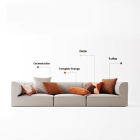 Vente en gros Décoration personnalisée à la mode Oreiller carré en polyester lavable de couleur unie avec fermeture éclair pour salon dortoir