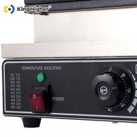 Machine à gaufres électrique professionnelle 10-en-1, antiadhésive, en acier inoxydable, pour gaufres belges rectangulaires, idéale pour les restaurants