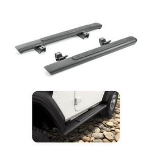 บอร์ดอลูมิเนียมเ<span class=keywords><strong>นิ</strong></span>ร์ฟบาร์4x4สำหรับ<span class=keywords><strong>ว</strong></span>ิ่งบนถนนบันได2ประตูสำหรับ Wrangler JK JL 2007-2024 - Product Image 2