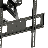 Braket Dinding TV Baja Kapasitas 35kg, Dapat Diputar, Dapat Dimiringkan, dan Dapat Diperpanjang untuk TV 23-65 Inch, VESA Maksimal 400x400mm