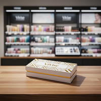 Boîte à parfum vide personnalisée haut de gamme avec design gratuit, doublée d'éponge, en papier, pour coffret cadeau cosmétique et parfum