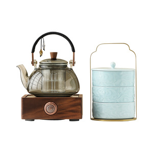 High Borosilicate Glass Teapot With Lid And Handle Heat Resistant For Home Use Electric Ceramic Stove New Chinese Style - Product Image 5