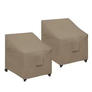 Copertura della sedia da giardino resistente ai raggi UV copri sedie da esterno prato impermeabile rivestimenti per mobili da giardino adatti per sedie da pranzo impilabili