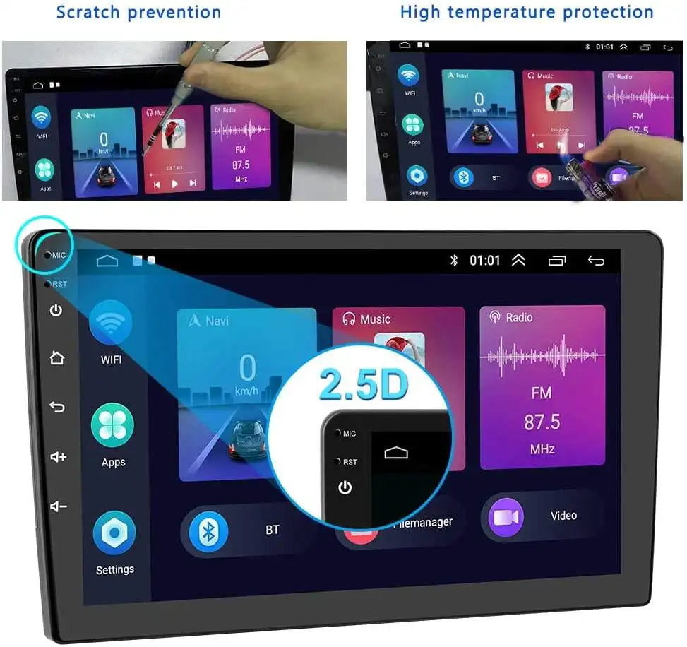 Autoradio 2 Go et 32 Go, autoradio 2 din, autoradio avec écran tactile, lecteur DVD, écran IPS 7 pouces 9 pouces et 10 pouces, bon marché, vente en gros, autoradio