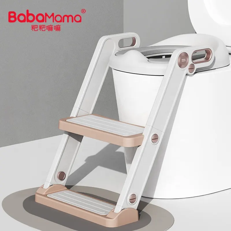 PU PVC Kids Children Cushion Child Baby Potty Chair Training Toilet Seat Ladder With Step Stool Ladder Toilet For Kids