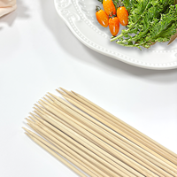Prix d'usine, bonne qualité, brochettes en bambou naturel de qualité alimentaire, en vrac, multifonctionnelles, biodégradables, bâtonnets pour barbecue