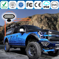 Lampes de travail LED super lumineuses 40W des usines chinoises, étanches IP68, 3000 Lm, feux arrière rouges et blancs tendance, éclairage extérieur automobile