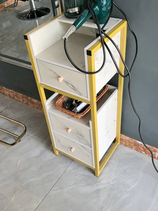 Ensemble de mobilier de salon de coiffure 2026, best-seller, vendu séparément (avec fauteuil de barbier avec miroir, chariot et bac à shampoing) - Product Image 6