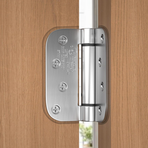 Trực tiếp bán buôn 4 inch mùa xuân-nạp có thể điều chỉnh căng thẳng chải Nickel cho UL cửa bản lề mềm đóng 5/8 "bán kính - Product Image 5