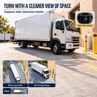 Sistem Kamera MDVR Truk Bus Layar 10 Inci 4/8 Saluran Layar Terpisah AHD Penglihatan Malam GPS/WiFi 12-36V IP68 Tahan Air 1080P HD
