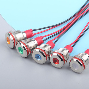 Wd10mm Vòng LED chỉ số đèn mini đèn đôi màu nhiều màu chỉ số ánh sáng IP65 3-220V - Product Image 6