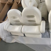 Yacht personnalisé deluxe double banquette pliante sièges de bateau marin