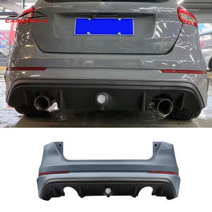 Kit carrosserie pour <span class=keywords><strong>Ford</strong></span> Focus RS Hatchback 2016-2018, nouveau pare-chocs avant et arrière et jupes latérales en plastique sans couleur - Product Image 4