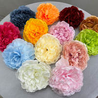 Kepala Bunga Peony Sutra Buatan Berkualitas Tinggi untuk DIY Dekorasi Bunga Hari Valentine dan Hiasan Kue