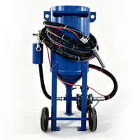 Machine de sablage mobile à sec grande capacité, sablage sous pression, fonctionnement automatique, grade Sa2.5, pour l'élimination de la rouille sur site