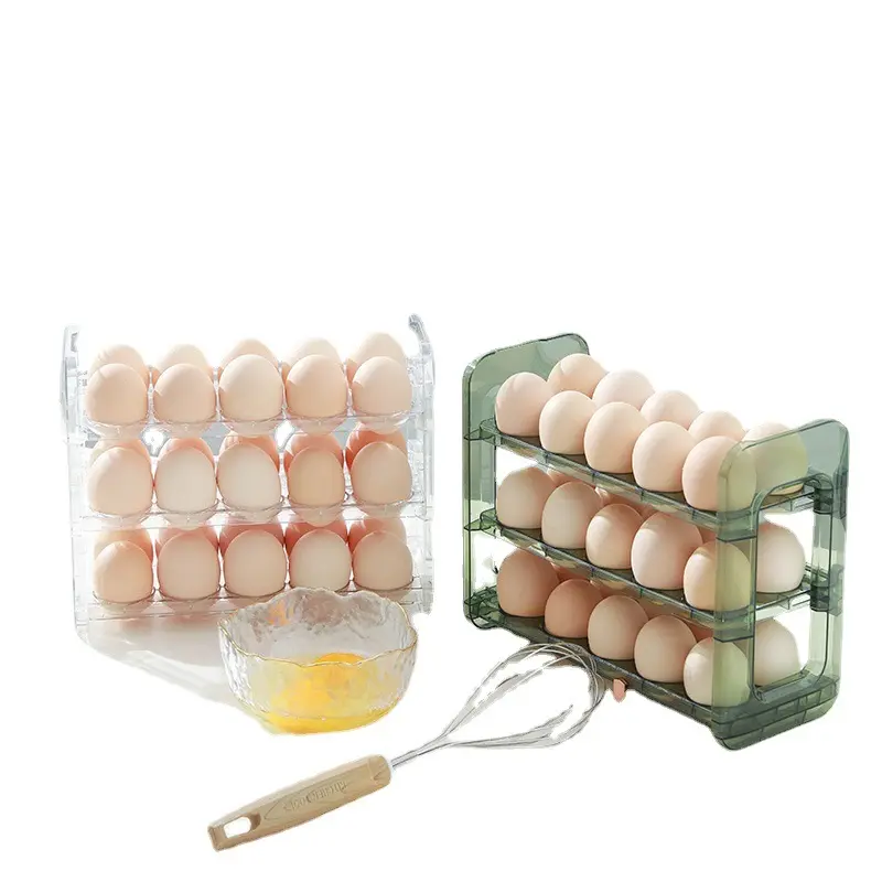 サイドドア卵収納トレイPPPET透明冷蔵庫クリスパー引き出し家庭用卵ラック冷蔵庫用