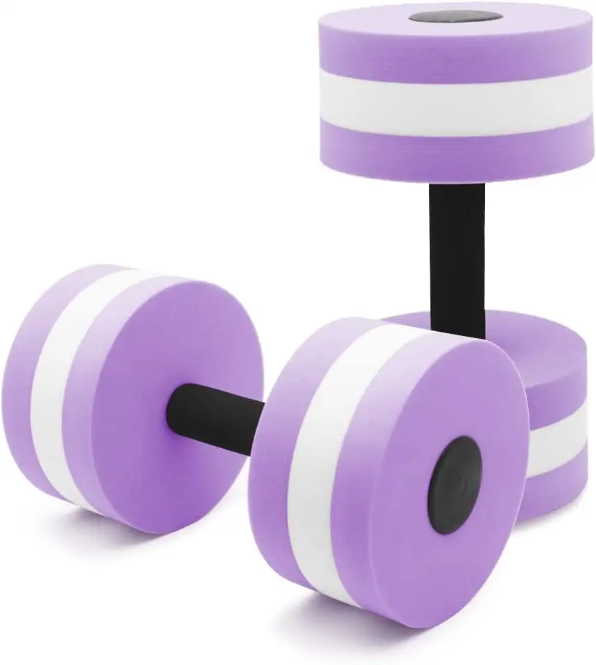 Hot Sale Adjustable Waterproof Eco-Friendly Customized Commercial Colorful Fitness Exercise Aquatic Floating Eva Foam Dumbbell