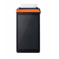 Terminal de point de vente NEWPAS M8 Android 14 avec lecteur de code-barres 2D NFC, 4 Go de RAM, 64 Go de stockage et imprimante de reçus 80 mm