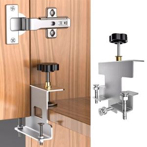 ตัวช่วยในการติดตั้งประตูตู้สแตนเลสตัวหนีบไม้เครื่องมือเสริมวางตำแหน่งมัลติฟังก์ชันสินค้าใหม่ - Product Image 4