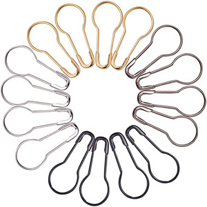 Épingle de sécurité Hijab en forme de poire en métal en laiton de 0.78mm pour accessoires de vêtement - Product Image 2