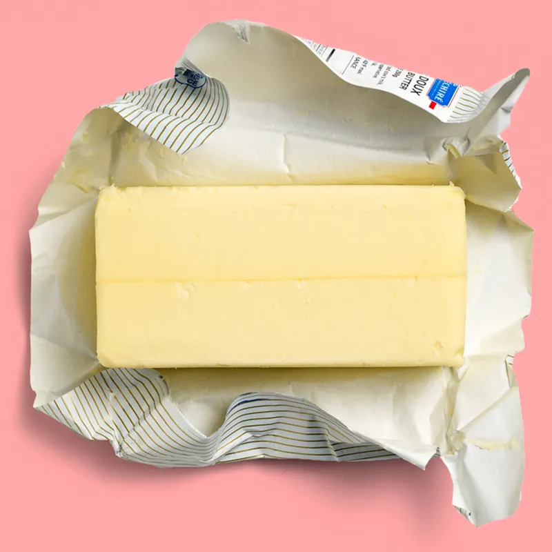 Vet Proof Aluminiumfolie Gelamineerd Papier Rollen Voor Kaas En Margarine Boter Inpakpapier