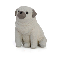 Vente en Gros PVC Solide Simulation Statue Modèle Animal Figures Mignon Chat Chien Animal Figurines Jouets