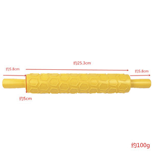 Chốt Lăn Màu Bằng Nhựa Với Hình Dạng Thiết Kế Khác Nhau Dụng Cụ Làm Bánh Có Thể Điều Chỉnh Độ Dài Cấp Thực Phẩm PP Có Vòng - Product Image 4