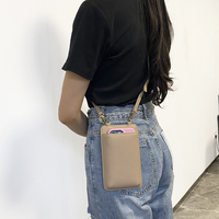 Best-seller Petits sacs bandoulière pour femmes Designer Téléphone portable Sac à main en cuir végan Portefeuille