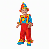 Costume de scène pour enfants, tenue de clown pour spectacle de cirque et performance théâtrale