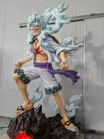 Statue officielle de Luffy de One Piece, figurine d'anime, statue de Nika Luffy en fibre de verre pour les fans et les collectionneurs