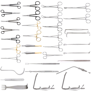 Juego de Instrumentos Quirúrgicos Profesionales de Acero Inoxidable para Abdominoplastia, Kit de Instrumentos de Cirugía Plástica, Cirugía Estética - Product Image 1