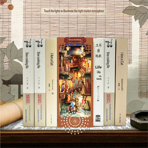 ชุดประกอบงานศิลปะอาร์ตเดโค หนังสือภาพประกอบแบบจีนโบราณ สมัยราชวงศ์ซ่ง ชุดตัวต่อ DIY รูปแบบแนวตั้ง ของขวัญวันเกิด ของตกแต่งโบราณ แบบจำลองไม้ - Product Image 4