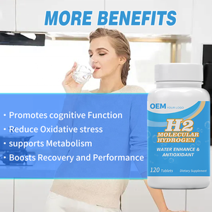 Comprimés d'hydrogène moléculaire H2 à haute concentration, marque privée OEM, pour le soutien immunitaire et la performance sportive - Product Image 4