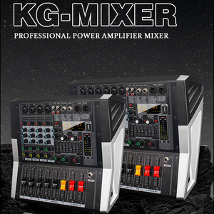 Console de mixage audio active professionnelle 6 canaux KG, amplificateur 600W*2, 99 effets DSP pour événements religieux, mariages - Product Image 2