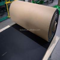 Panneau d'isolation en mousse de caoutchouc plastique élastomère pour système de réfrigération CVC, feuilles adhésives thermiques, rouleau de mousse de caoutchouc