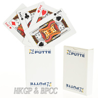 Cartes à jouer personnalisées de haute qualité, impression 4 couleurs, cartes de poker avec boîte de rangement