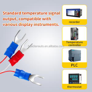 Sonda de Temperatura con Cable, Sensor de Temperatura de Acero Inoxidable Pt100, 4 Cables, OEM/ODM, IP65, 1 Año de Garantía, Longitud de la Sonda - Product Image 2