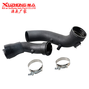 Kit de colector de admisión Xuzhong de aleación de aluminio negro para BMW 335i N55 Turbo Upgrade - Product Image 1