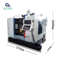 Centre d'usinage vertical CNC VMC855 avec système de commande Fanuc, adapté à l'usinage de petites pièces de précision