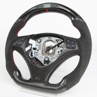 Volant de direction en Fiber de carbone LED, Performance M, Compatible avec BMW M3 E92 335i, livraison gratuite