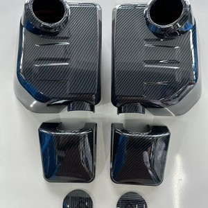 Toyota FJ Cruiser Rearview Mirror Covers Electroplated Black Full Set <b>Engineering</b> <b>Plastics</b> For Car Exterior Protection - Product Image 2