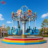 Attraction commerciale de divertissement : Sky Shooter Airborne Shot, manège à jet spirale compact pour sites commerciaux à espace limité