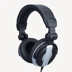 批发耳机有线DJ耳机有线工作室监听耳机Cdj Audifonos噪声消除Dj耳机3.5毫米50毫米